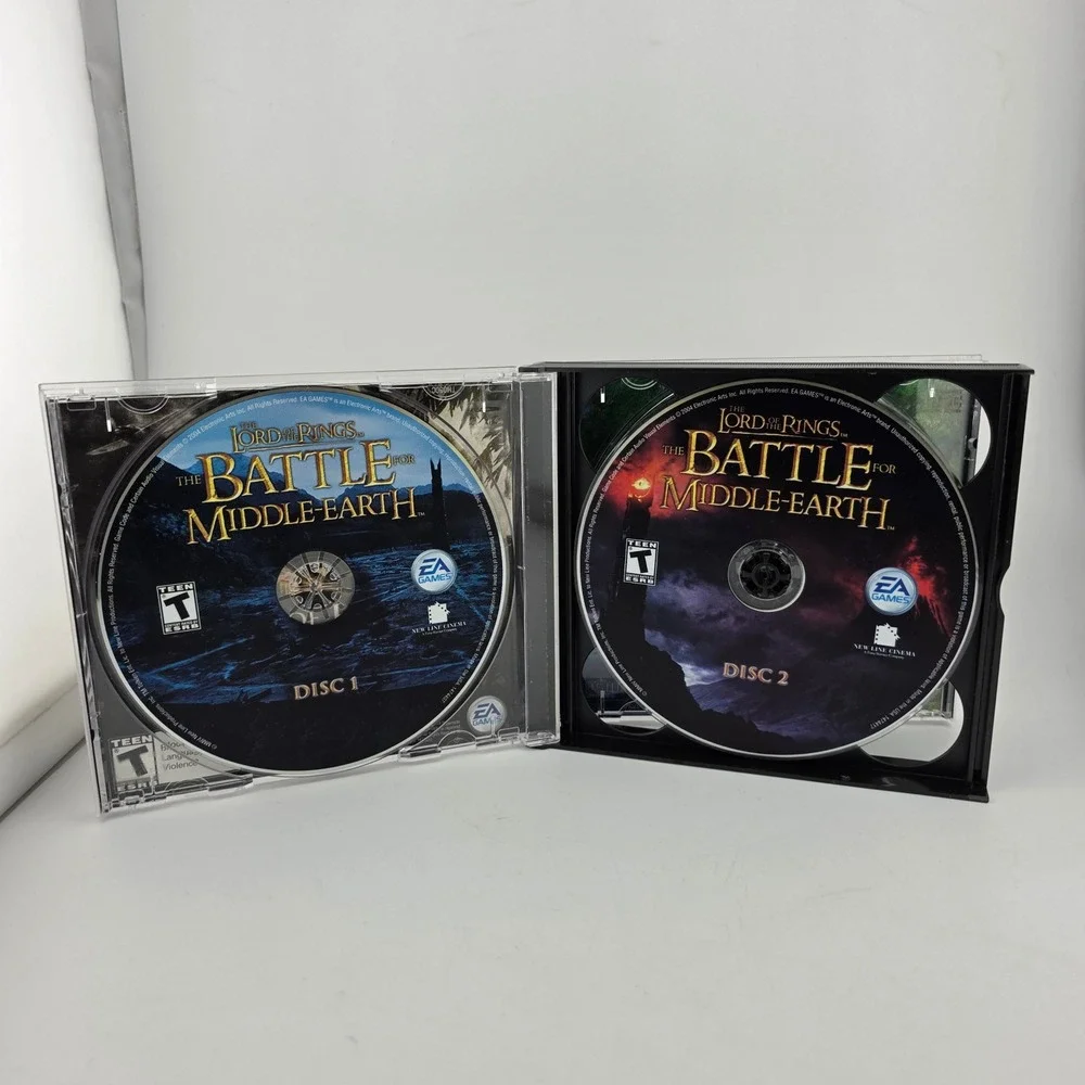 EA The Lord of the Rings The Battle for Middle-Earth PC-CD 4-Disc Set FAIR